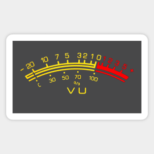 VU METER Sticker